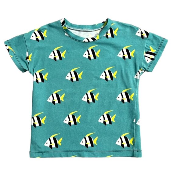 Malinami Sz 104 (4Y) Angelfish Fish Shirt & Shorts Set - Picture 2 of 8